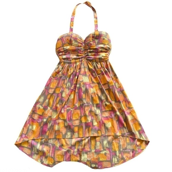🍋band of Gypsies Halter Neck High Low Dress - Picture 2 of 7